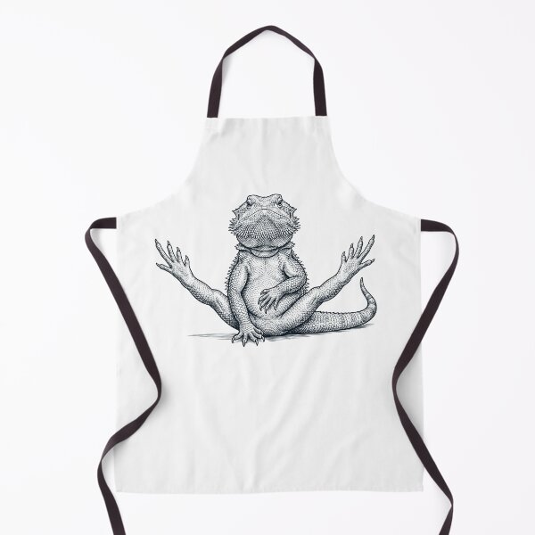Item preview, Funny Bearded Dragon Yoga Pose Animal Lover Meme designed and sold by DoodleTortle.