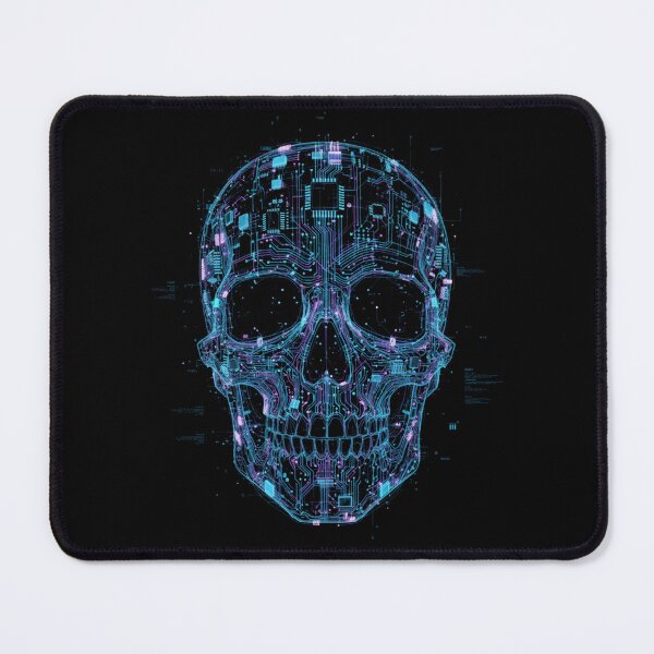 Item preview, Cybernetic Circuit Board Skull Tech Art designed and sold by FiveBlessings.