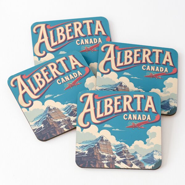 Item preview, Alberta Canada Vintage Travel Tourism designed and sold by TravelersGems.