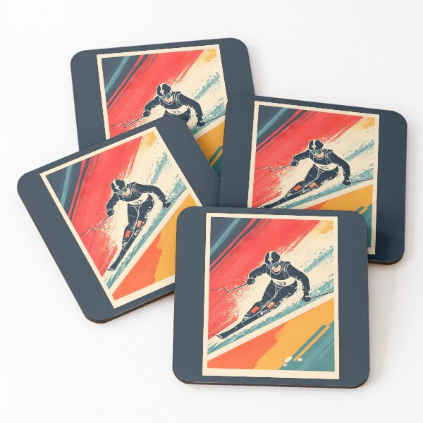 Item preview, Skier designed and sold by GoodOldVintage.
