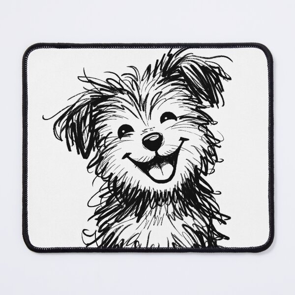 Item preview, Funny dog. Cute cartoon-style dog drawing. designed and sold by Steffani Lehmann.