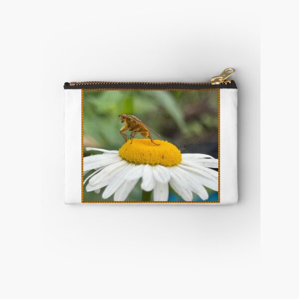 Item preview, Golden Fly on Daisy designed and sold by CJ-Nature-Art.