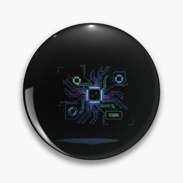 Item preview, Luminous Circuit Board Futuristic Blueprint designed and sold by FiveBlessings.