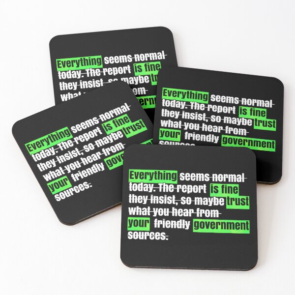 Item preview, Everything Is Fine Trust Your Government designed and sold by Ktbehhorns.