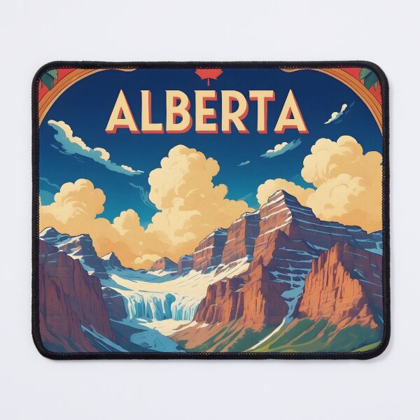 Item preview, Alberta Canada Vintage Travel Tourism 2 designed and sold by TravelersGems.
