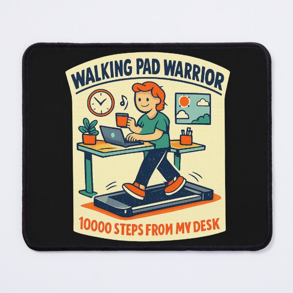Item preview, Walking Pad Warrior 10000 Steps From My Desk designed and sold by VaultInk.