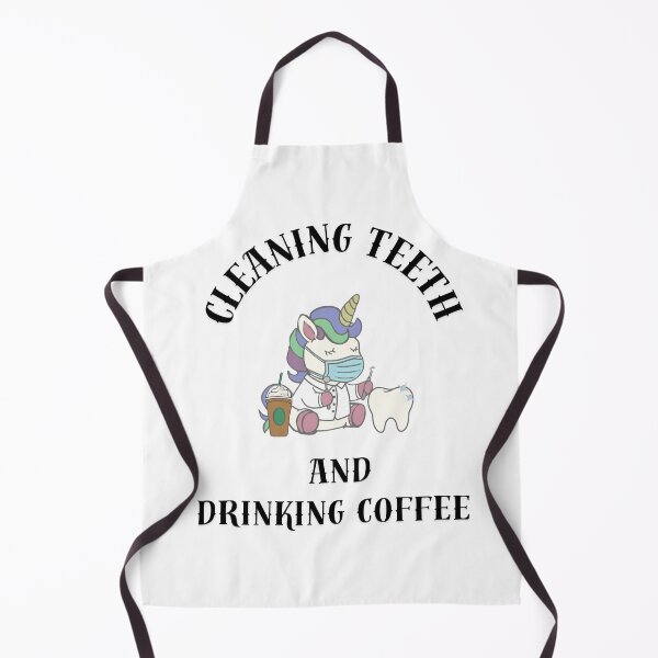 Item preview, Dental hygienist drinking coffee designed and sold by TaraPen.