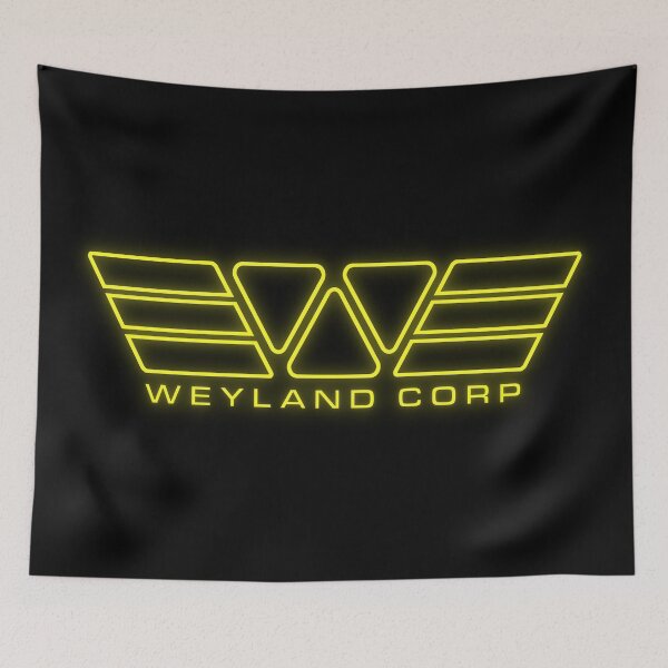 Item preview, Alien Weyland Corp Neon Yellow Logo designed and sold by Power Up Prints.