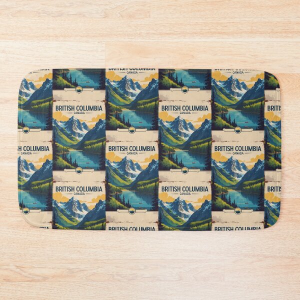 Item preview, British Columbia Canada Vintage Travel Tourism designed and sold by TravelersGems.