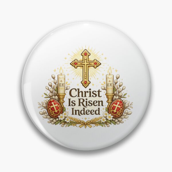 Item preview, Christ Is Risen Indeed Orthodox Easter Design designed and sold by StyleLap.