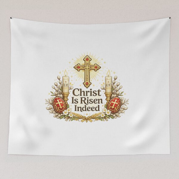 Item preview, Christ Is Risen Indeed Orthodox Easter Design designed and sold by StyleLap.
