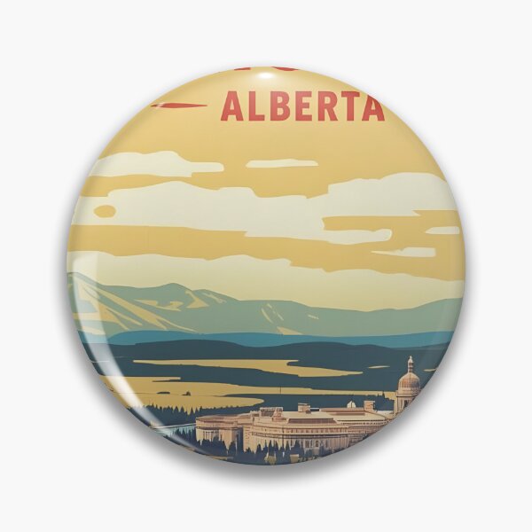Item preview, Edmonton Canada Vintage Travel Tourism 2 designed and sold by TravelersGems.
