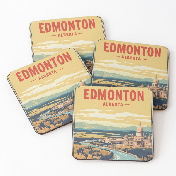 Item preview, Edmonton Canada Vintage Travel Tourism 2 designed and sold by TravelersGems.