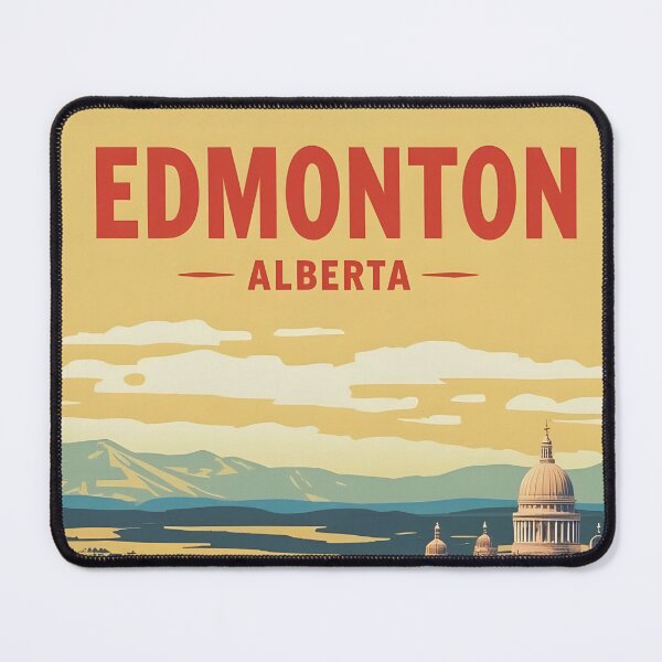 Item preview, Edmonton Canada Vintage Travel Tourism 2 designed and sold by TravelersGems.