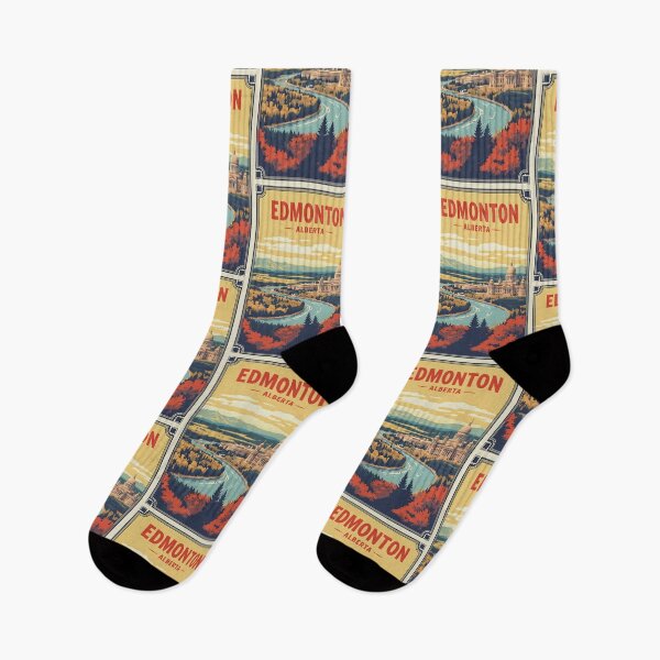 Item preview, Edmonton Canada Vintage Travel Tourism 2 designed and sold by TravelersGems.