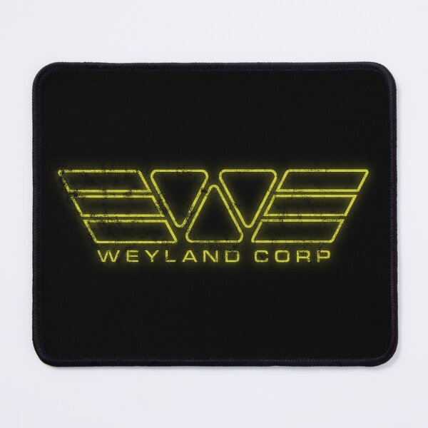 Item preview, Alien Weyland Corp Neon Yellow Logo Distressed designed and sold by Power Up Prints.