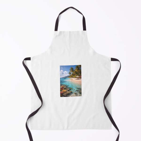 Item preview, Tropical Beach Paradise Crystal Clear Ocean View designed and sold by Bombom153.
