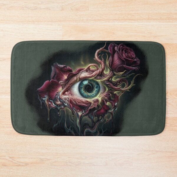 Item preview, Surreal Eye with Roses Dark Fantasy Art designed and sold by NecroScrolls.