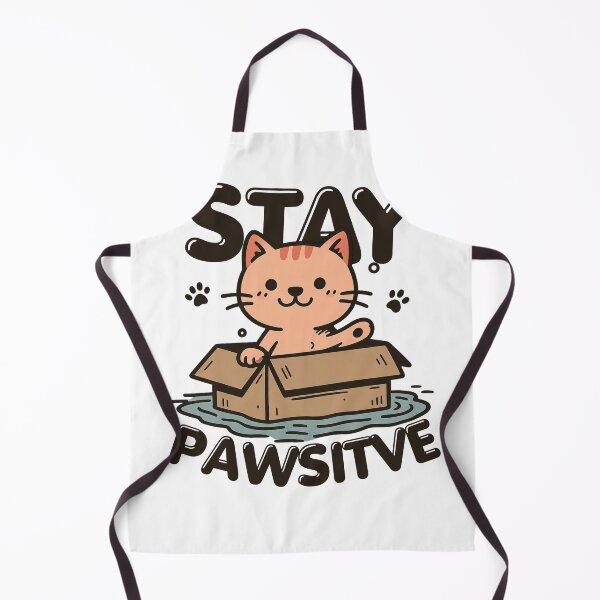 Item preview, Stay Pawsitive Floating Kitten – Cute Calm Cat in Water Design designed and sold by Region.