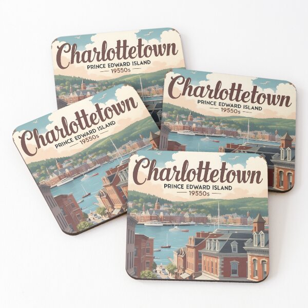 Item preview, Charlottetown Canada Vintage Travel Tourism designed and sold by TravelersGems.