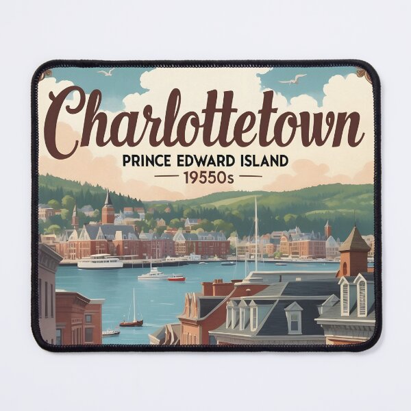 Item preview, Charlottetown Canada Vintage Travel Tourism designed and sold by TravelersGems.