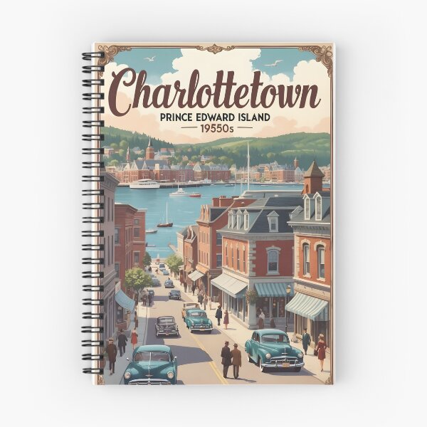 Item preview, Charlottetown Canada Vintage Travel Tourism designed and sold by TravelersGems.