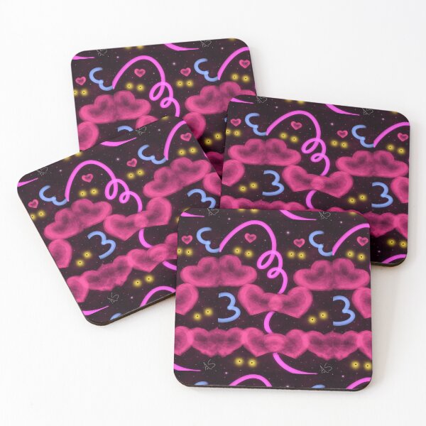 Item preview, Neon Heart Doodles designed and sold by AddieLynnS.