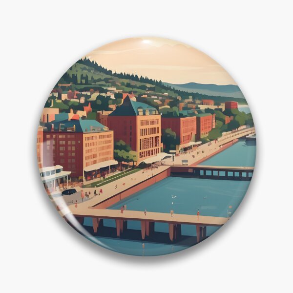 Item preview, Halifax Canada Vintage Travel Tourism 2 designed and sold by TravelersGems.