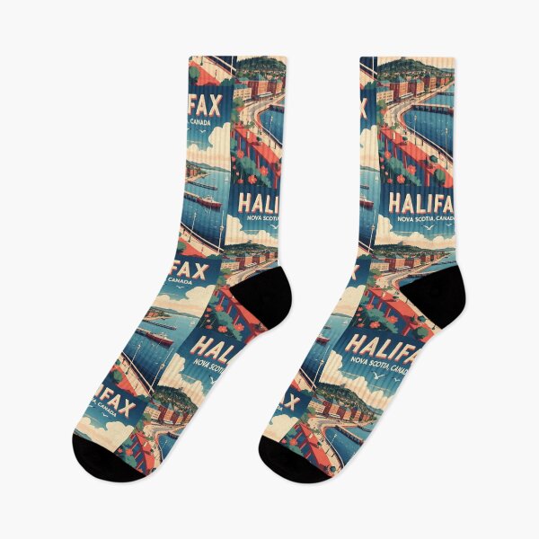 Item preview, Halifax Canada Vintage Travel Tourism 2 designed and sold by TravelersGems.