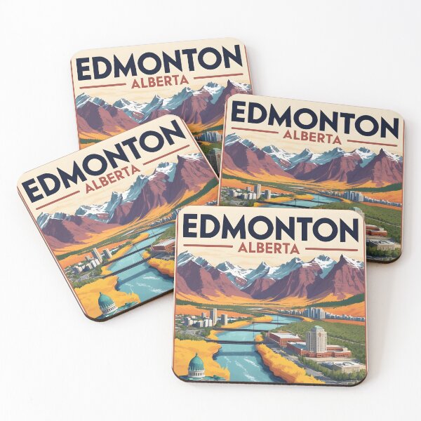 Item preview, Edmonton Canada Vintage Travel Tourism designed and sold by TravelersGems.