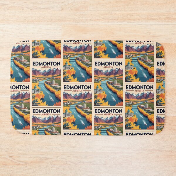 Item preview, Edmonton Canada Vintage Travel Tourism designed and sold by TravelersGems.