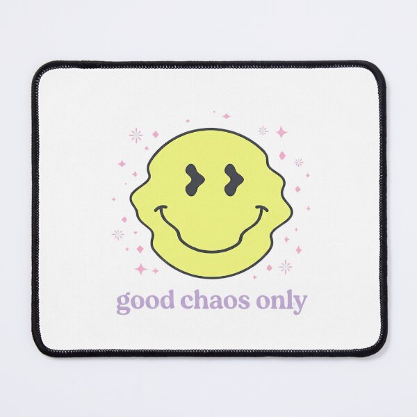 Item preview, Good Chaos Only - Wavy Distorted Smiley Face Graphic designed and sold by Arts Paradise.