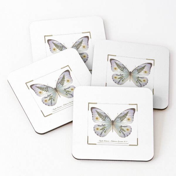 Item preview, Herbarium Pressed Flower Butterfly Wall Art Style designed and sold by FiveBlessings.