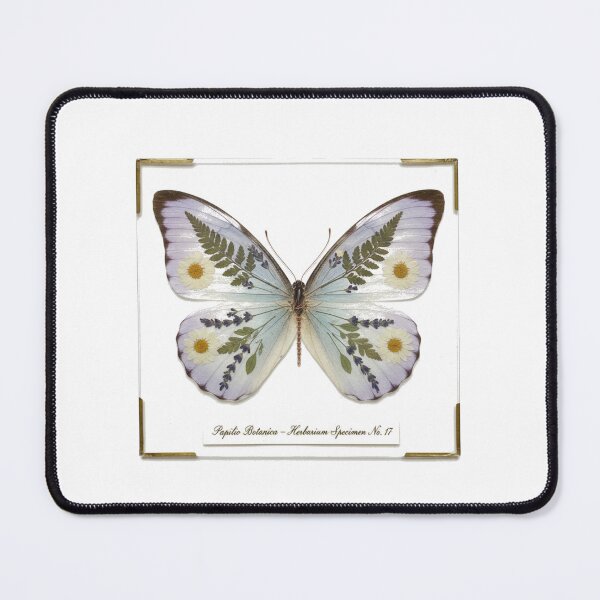 Item preview, Herbarium Pressed Flower Butterfly Wall Art Style designed and sold by FiveBlessings.