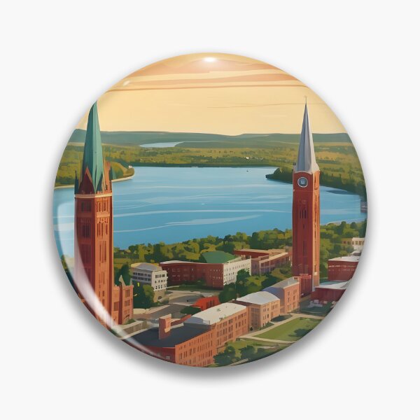 Item preview, Fredericton New Brunswick Canada Vintage Travel Tourism 2 designed and sold by TravelersGems.