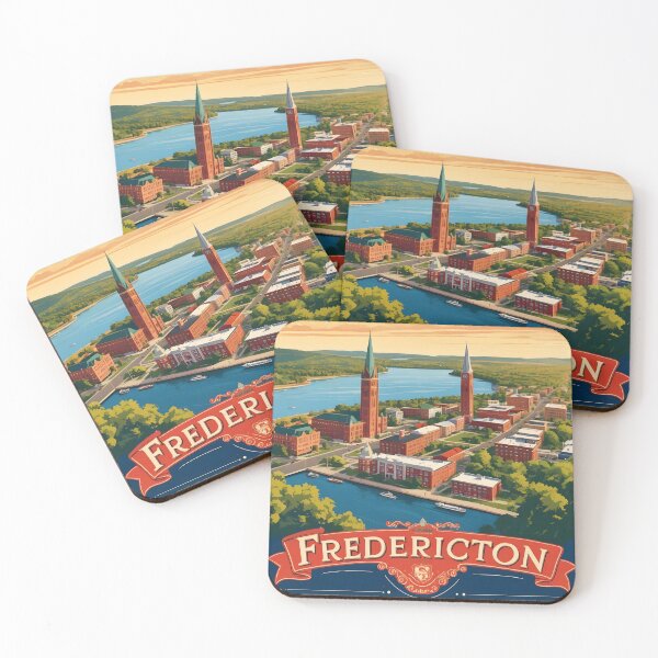 Item preview, Fredericton New Brunswick Canada Vintage Travel Tourism 2 designed and sold by TravelersGems.