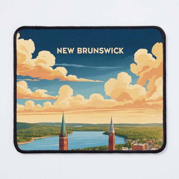Item preview, Fredericton New Brunswick Canada Vintage Travel Tourism 2 designed and sold by TravelersGems.