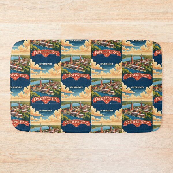 Item preview, Fredericton New Brunswick Canada Vintage Travel Tourism 2 designed and sold by TravelersGems.