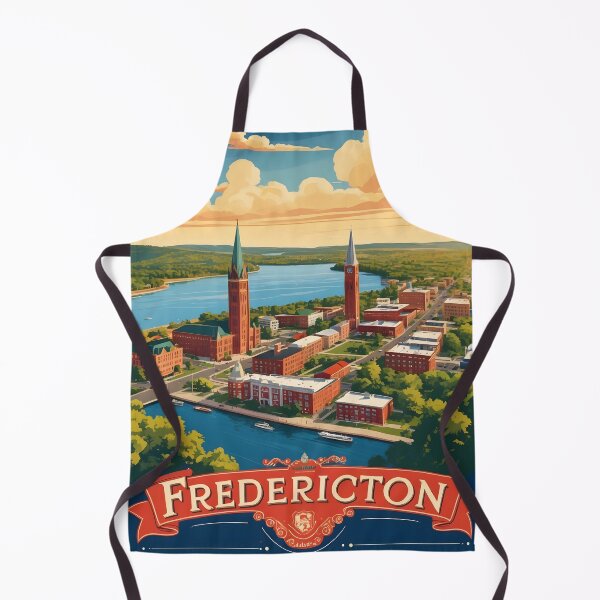 Item preview, Fredericton New Brunswick Canada Vintage Travel Tourism 2 designed and sold by TravelersGems.