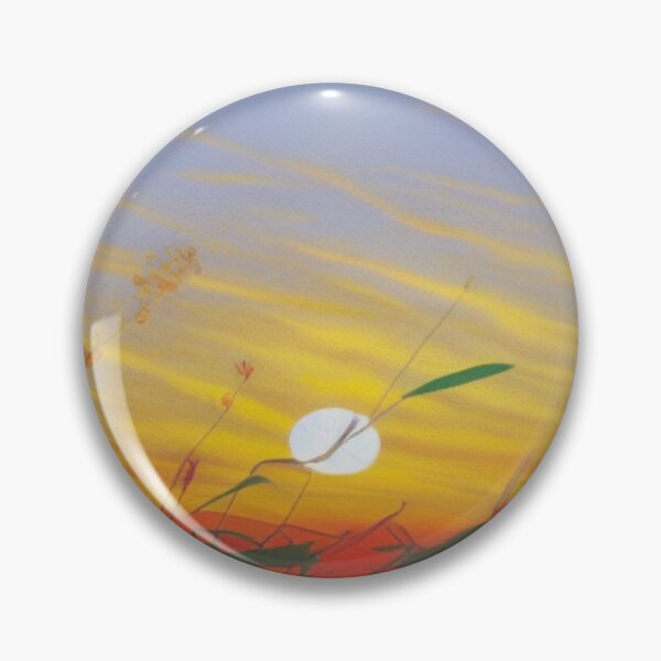 Item preview, Golden Sunset Field with Silhouetted Grass – Atmospheric Nature Art by FotoworldEdel designed and sold by FotoworldEdel.
