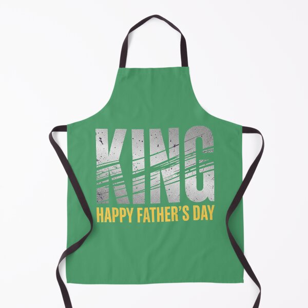 Item preview, Metallic King: Happy Father’s Day – Bold Silver Distressed Typography designed and sold by InkWeaveShop.