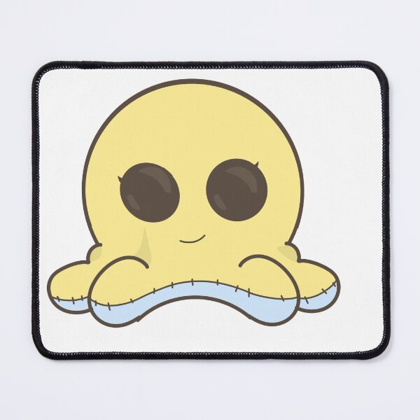 Item preview, Cutie squid Artwork happy yellow designed and sold by TSSartworkshop.