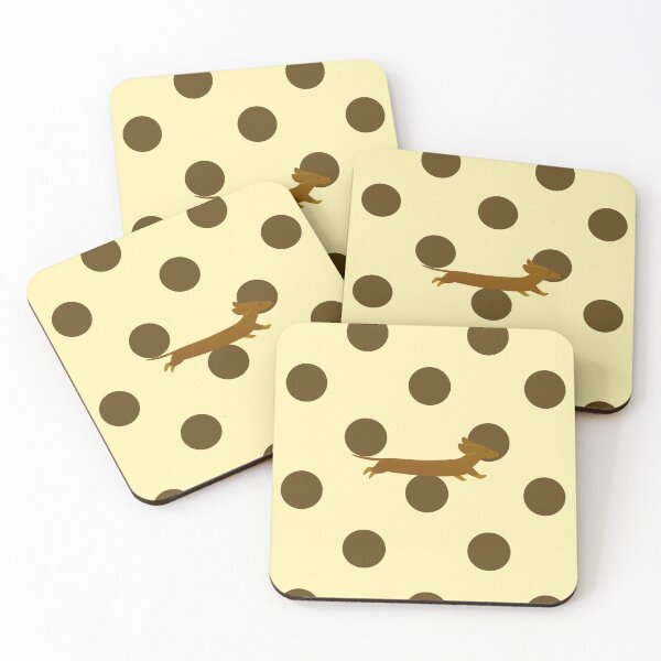 Item preview, Minimal Dachshund Polka Dot Phone Case – Cute Sausage Dog Pattern in Beige & Brown designed and sold by FilipaAndrez.