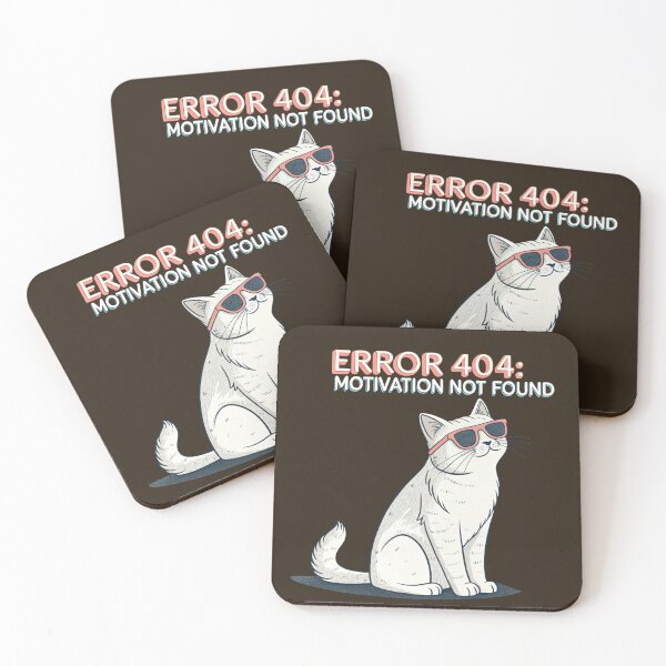 Item preview, Error 404 Cat – Motivation Missing designed and sold by Artiviose.