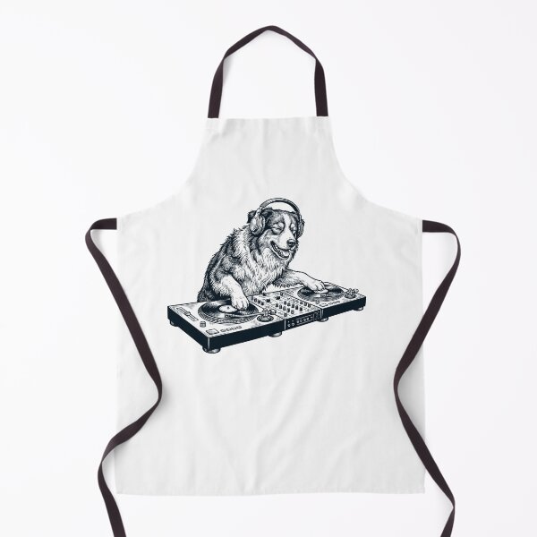 Item preview, Vintage Retro Australian Shepherd DJ Dog Mom Dad Music Lover designed and sold by TerryConnells.