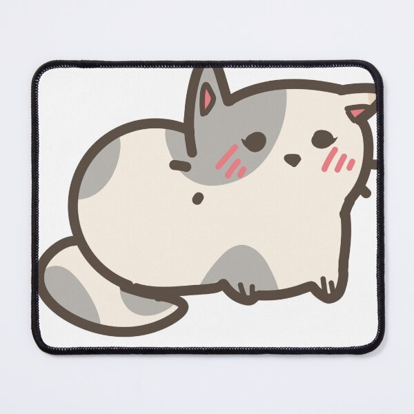 Item preview, Cutie kawii cat Art piece grey and cream cat designed and sold by TSSartworkshop.