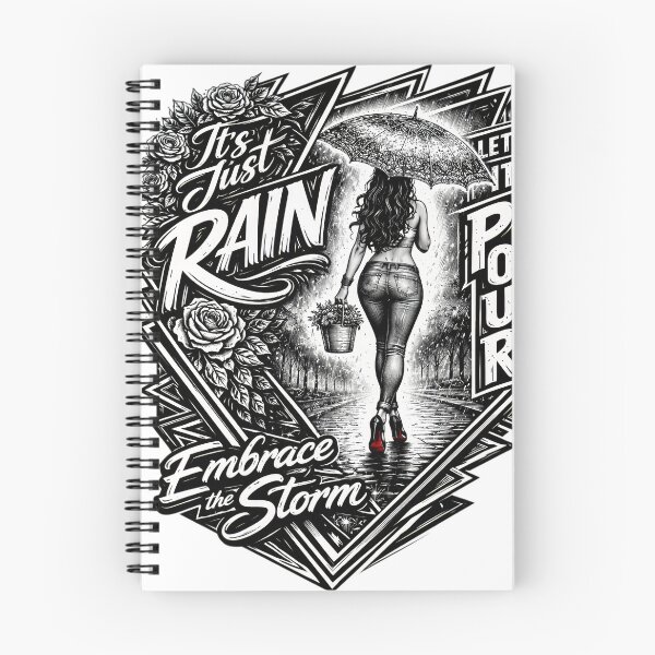 Item preview, Its Just Rain Embrace The Storm Let It Pour designed and sold by KLERIKSTORE.