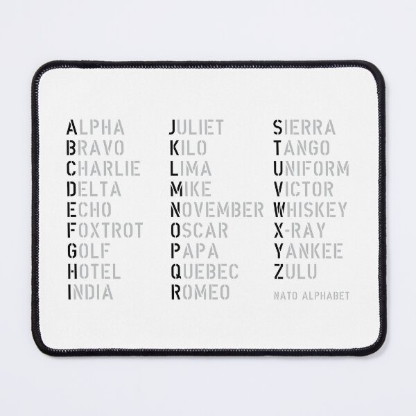 Item preview, NATO Phonetic Alphabet designed and sold by The Common Tee.