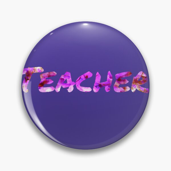 Artikelvorschau, Pink Teacher Typografie entworfen und verkauft von bookstackdream.