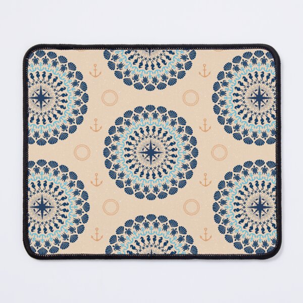 Item preview, Nautical Nomad Mandala - Anchor & Rope designed and sold by Marla-und-Bob.